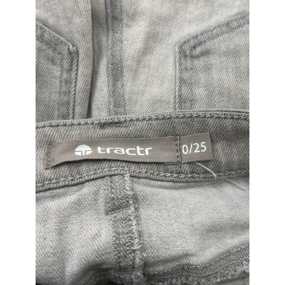 tractr Nina High Rise Slim Fit Cut Off Shorts Size 0/25 - Picture 6 of 6